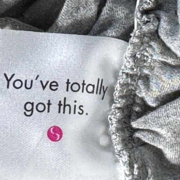 Cadenshae Australia Marled Gray Sadie Nursing/Maternity Dress Sz XL - Picture 6 of 7